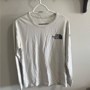 The North Face Cream Long Sleeve Tee